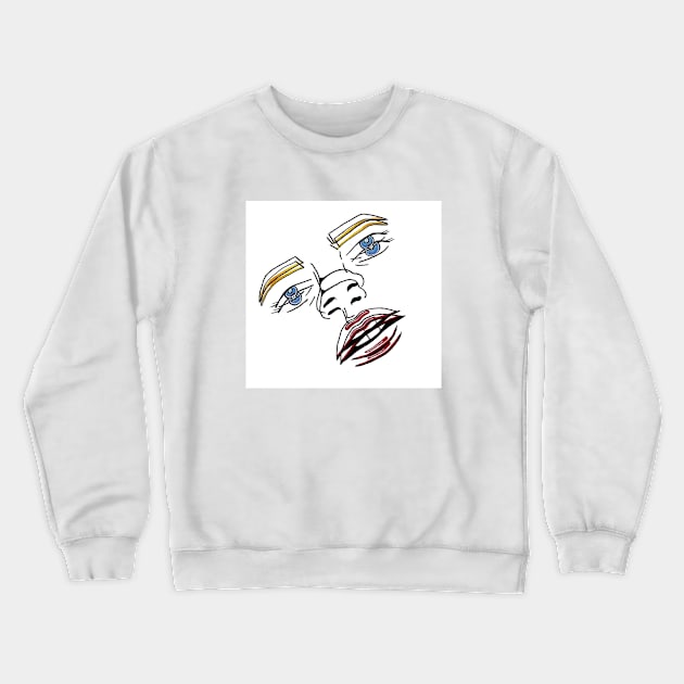 double vision Crewneck Sweatshirt by sloanpirie